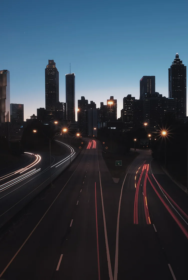 Atlanta night skyline